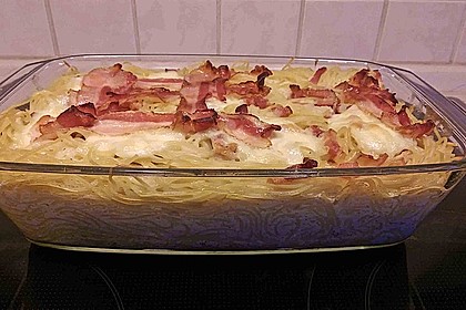 Spaghetti - Auflauf mit Speck 51