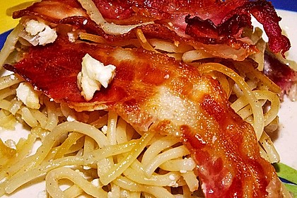 Spaghetti - Auflauf mit Speck 21
