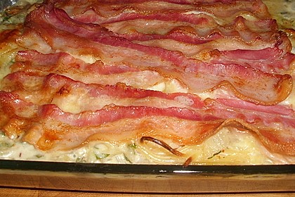 Spaghetti - Auflauf mit Speck 48