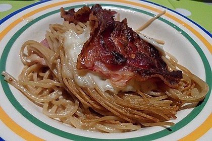 Spaghetti - Auflauf mit Speck 23