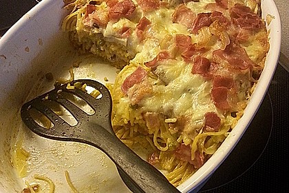 Spaghetti - Auflauf mit Speck 37