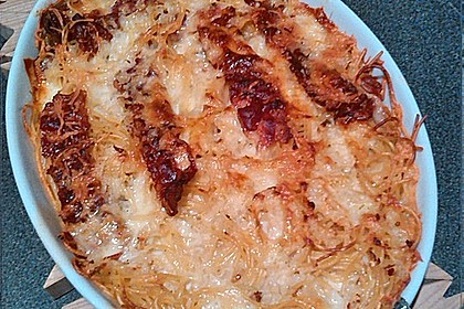 Spaghetti - Auflauf mit Speck 43
