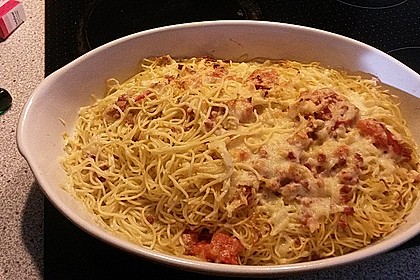 Spaghetti - Auflauf mit Speck 71