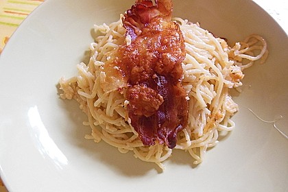 Spaghetti - Auflauf mit Speck 50