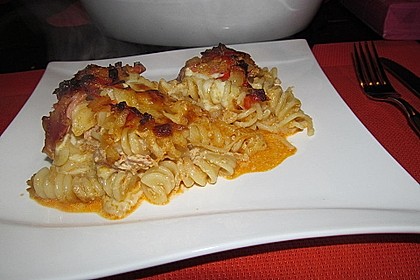 Spaghetti - Auflauf mit Speck 39