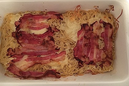 Spaghetti - Auflauf mit Speck 52