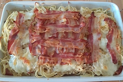 Spaghetti - Auflauf mit Speck 67