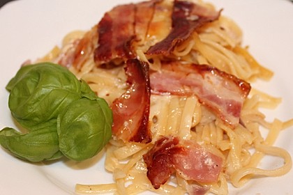 Spaghetti - Auflauf mit Speck 11