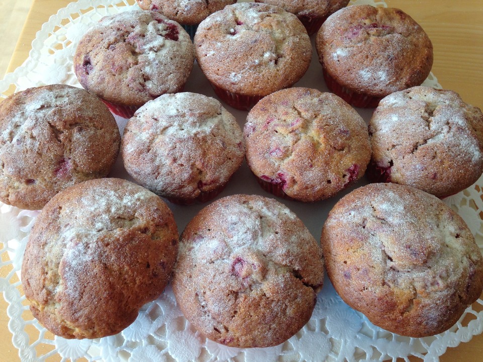 Himbeermuffins mit saurer Sahne | Chefkoch.de
