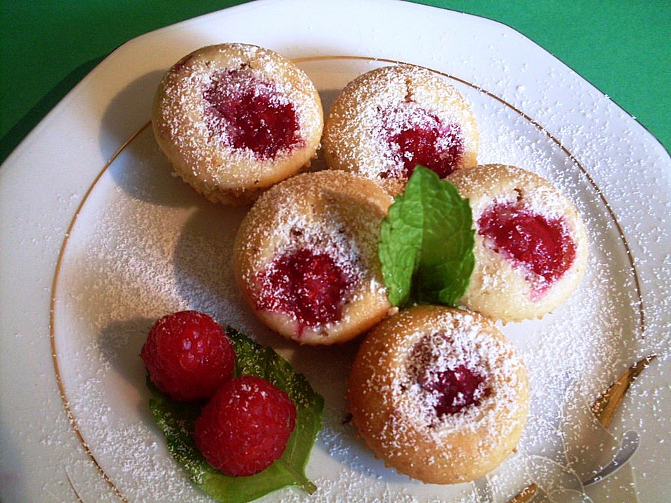 Himbeermuffins mit saurer Sahne | Chefkoch.de