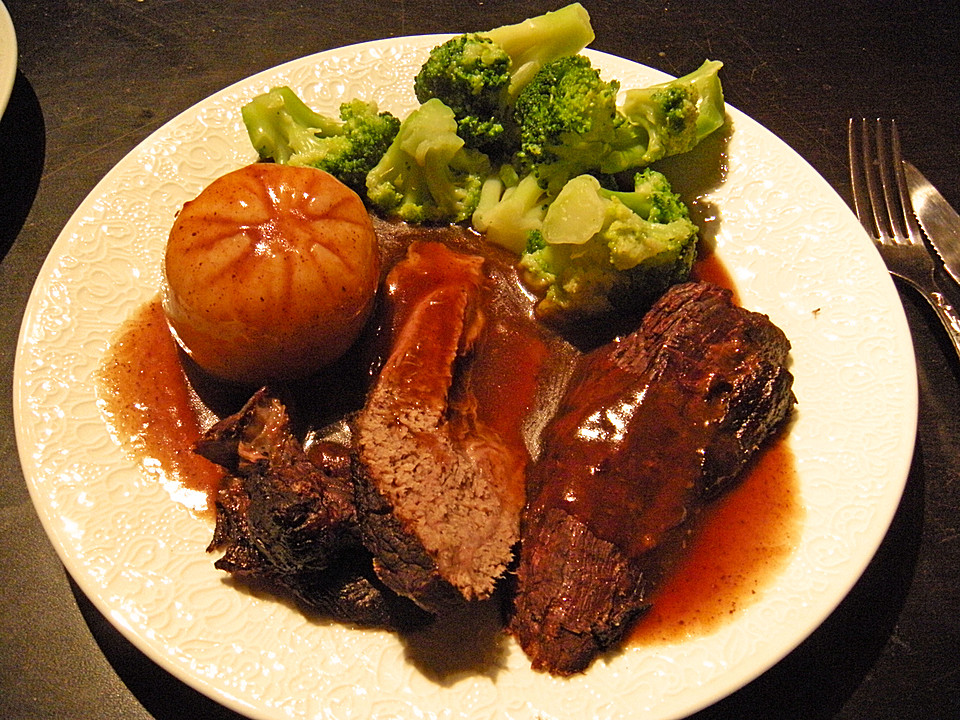 Rinderbraten mit Rotweinsauce - Ein schönes Rezept | Chefkoch.de