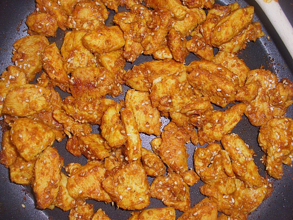 Tandoori Chicken mit Honig und Sesam von Alisea75 | Chefkoch.de