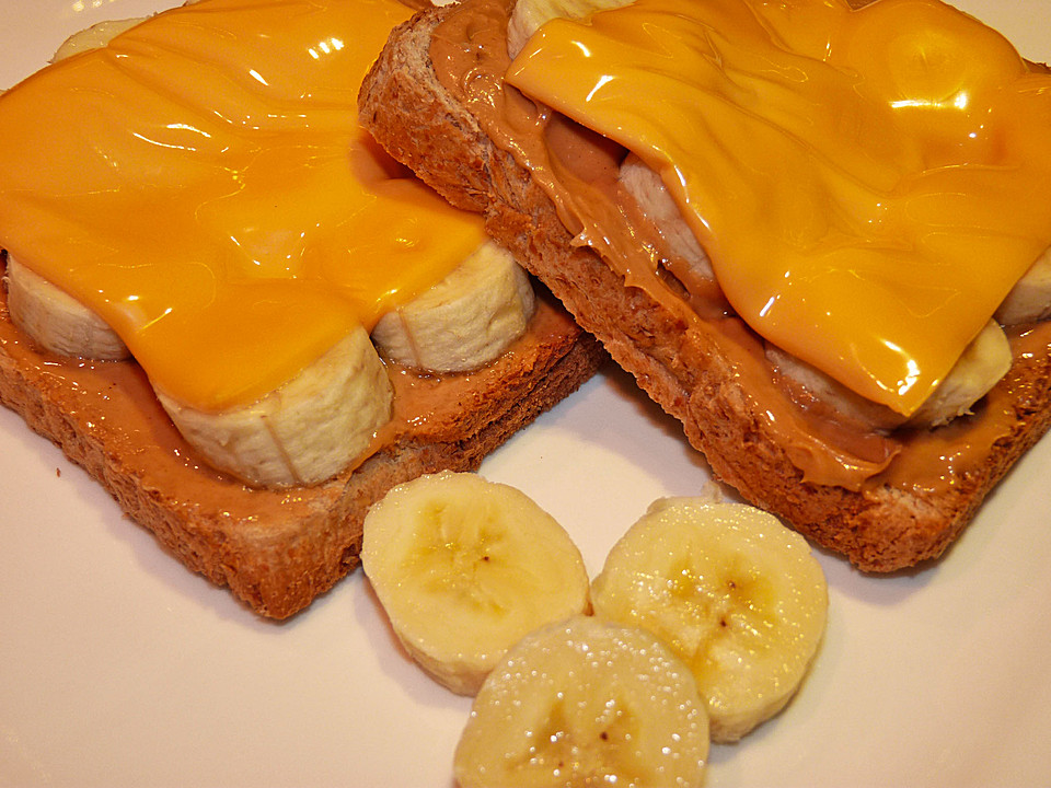 Erdnussbutter - Bananen - Toast von De81nnis | Chefkoch.de