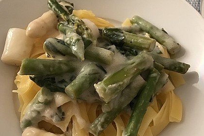 Gebratener Spargel mit Bärlauch 9