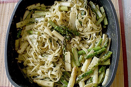 Gebratener Spargel mit Bärlauch 22