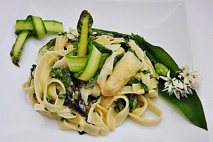 Gebratener Spargel mit Bärlauch 3