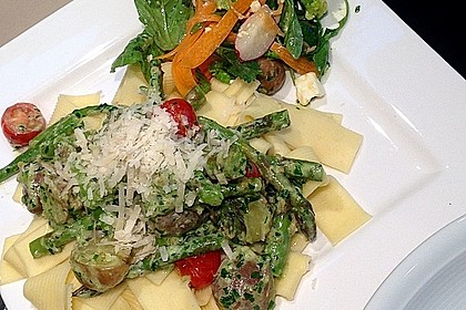 Gebratener Spargel mit Bärlauch 4