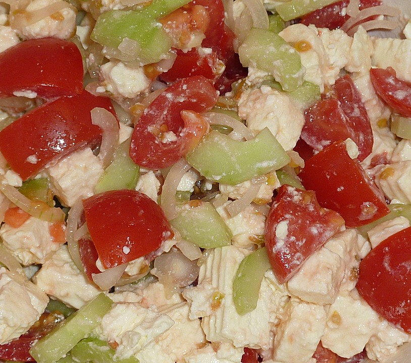 Griechischer Bauernsalat mit Schafskäse von FrlM | Chefkoch.de