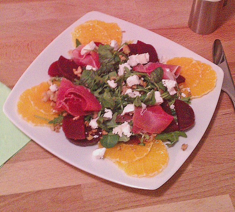Rote Bete-Salat mit Ziegenkäse von Ela* | Chefkoch.de