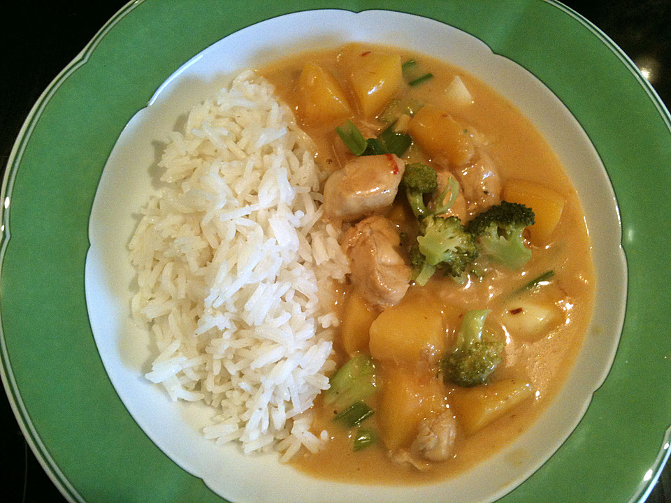 Gelbes Curry mit Pfirsichen von frotz | Chefkoch.de