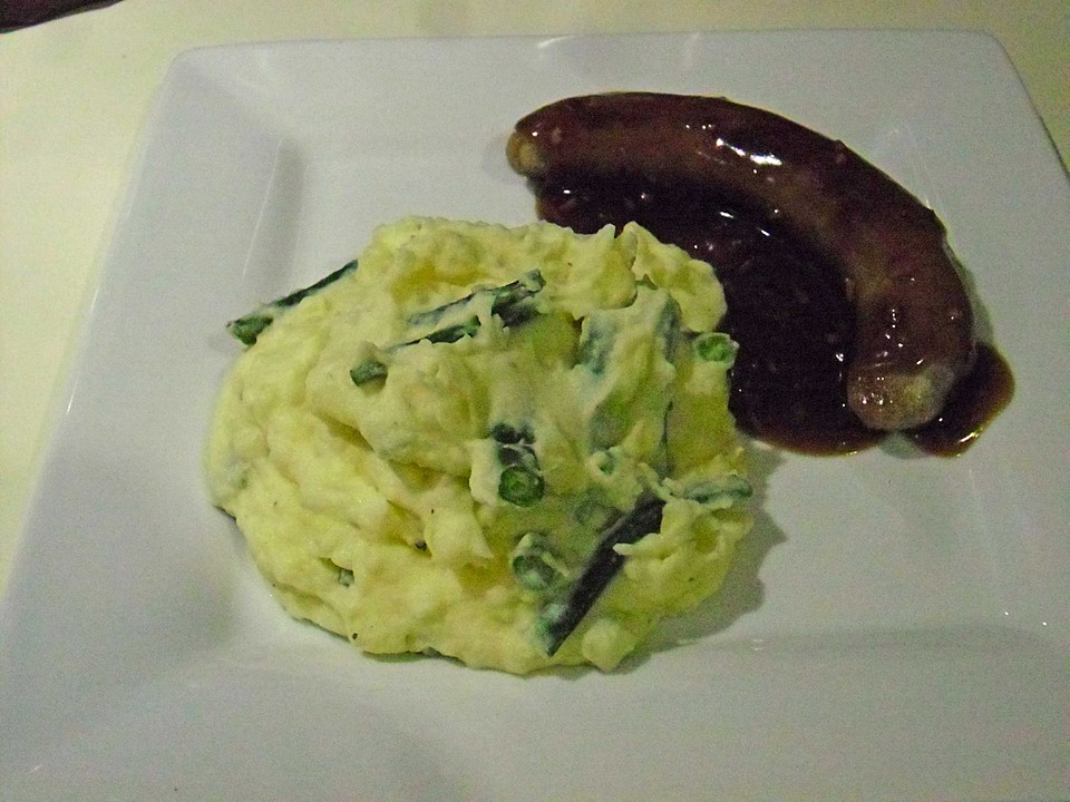 Bohnen - Kartoffelpüree mit saurer Sahne von Koelkast | Chefkoch.de