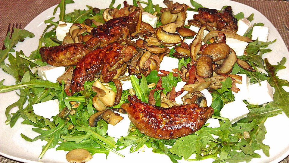 Champignon - Rucola - Salat von ozzybrickz | Chefkoch.de