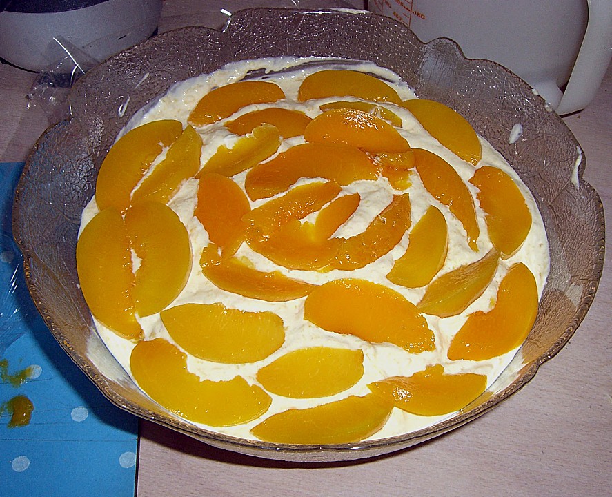 Pfirsich - Mascarpone - Dessert von selterskuchen | Chefkoch.de