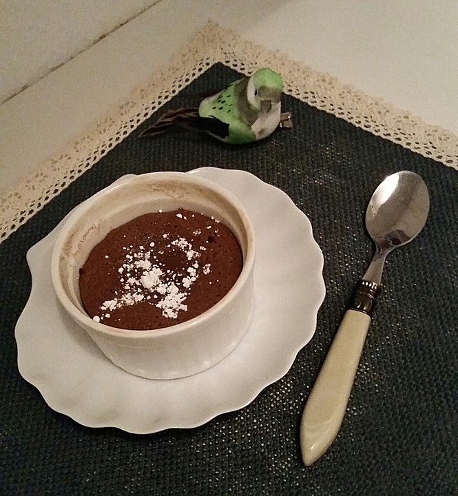Warmes Schokoladensoufflé mit flüssiger Füllung von Johannes1 | Chefkoch.de