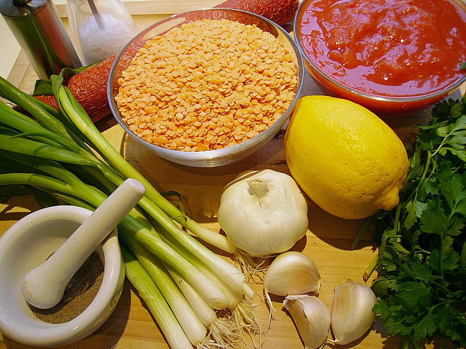 Ägyptische rote Linsensuppe von schaumloeffel | Chefkoch.de