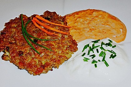 Grünkern - Frikadellen mit Joghurtsauce 9