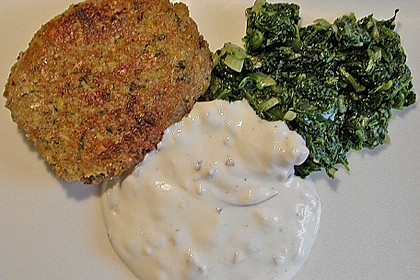 Grünkern - Frikadellen mit Joghurtsauce 10