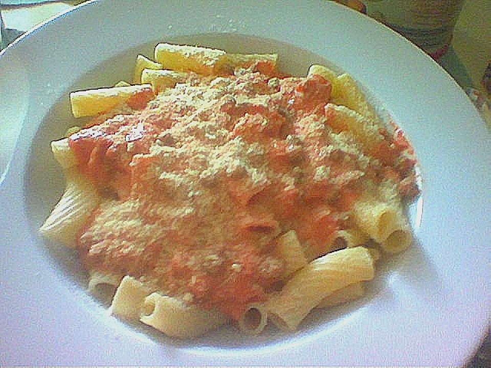 Rigatoni in Schinken - Sahne - Soße von Anka22w | Chefkoch.de