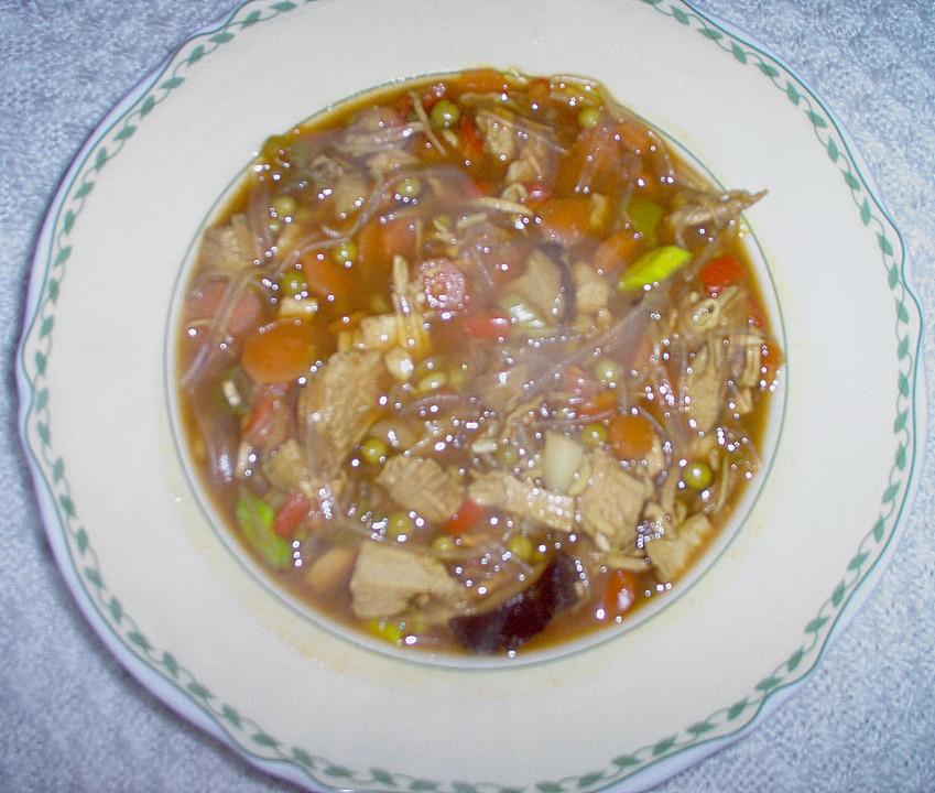 Asia - Suppe mit Glasnudeln von Elli K. | Chefkoch.de