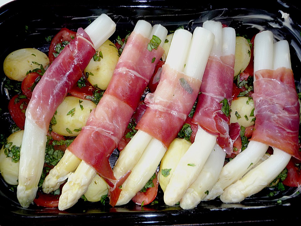 Gratinierter Spargel italienische Art von hobbykoechin | Chefkoch.de