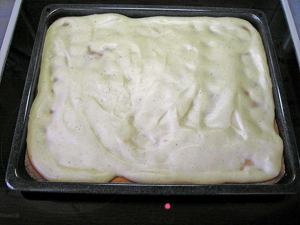 Rhabarberschnitten mit Vanille - Schmand - Guss von AngelikaM | Chefkoch.de