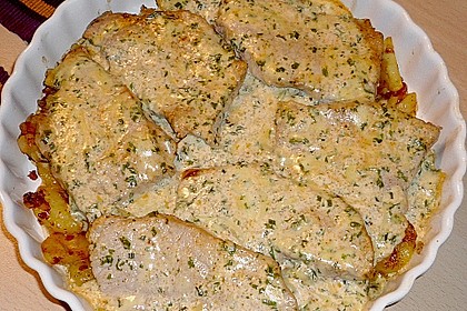 Bratkartoffelauflauf mit Schnitzel 23
