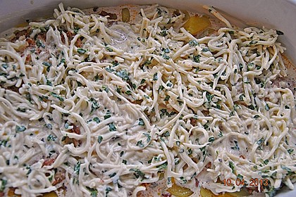 Bratkartoffelauflauf mit Schnitzel 48