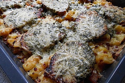 Bratkartoffelauflauf mit Schnitzel 33