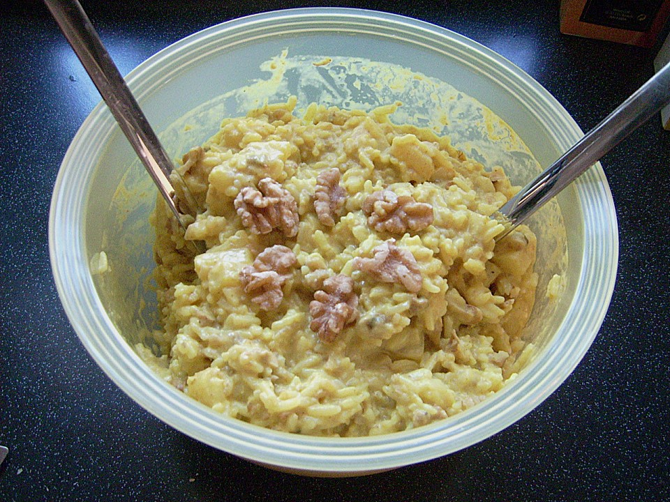 Curry - Reissalat mit Ananas und Bananen von sigikiel | Chefkoch.de