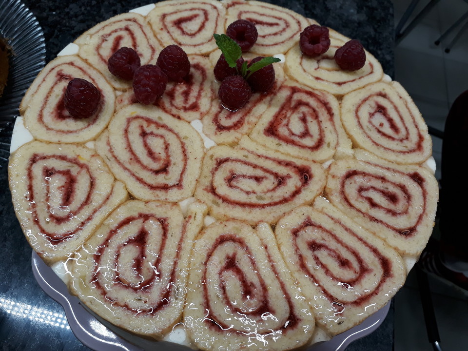 Blutorangen - Charlotte mit Joghurtcreme von alina1st | Chefkoch.de