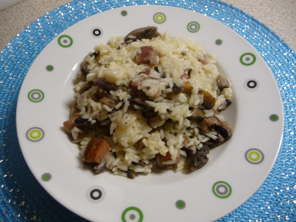 Rustikale Reispfanne mit Pilzen von desiree23 | Chefkoch.de