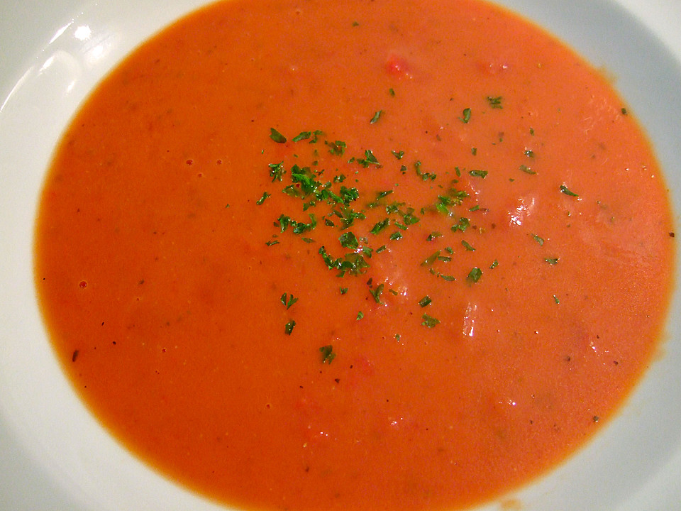 Schnelle Tomatensuppe - Ein tolles Rezept | Chefkoch.de