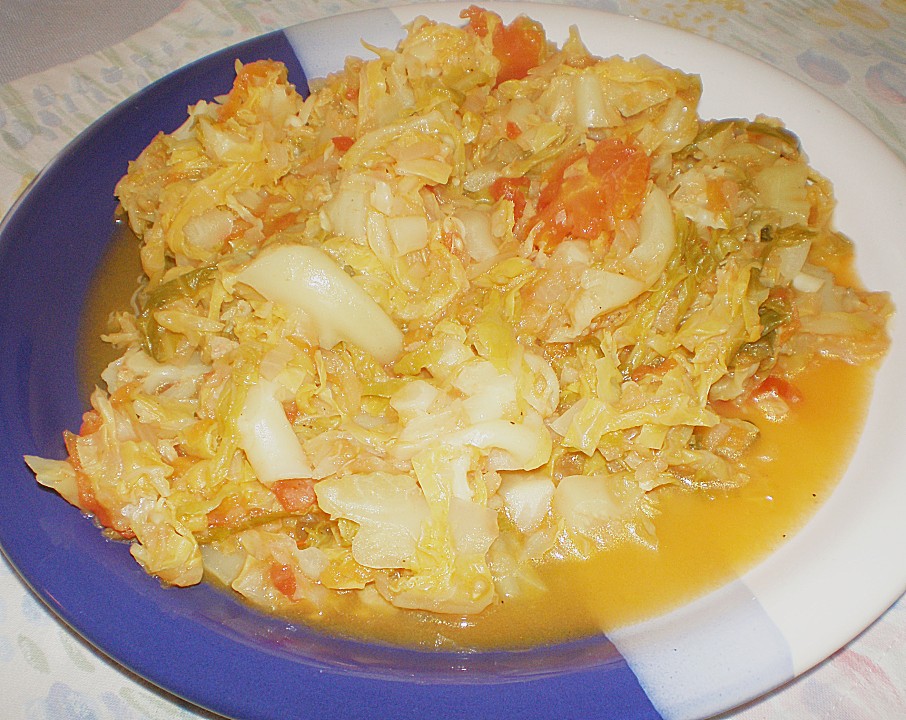 Wirsingkohl mit Tomaten von idalline | Chefkoch.de