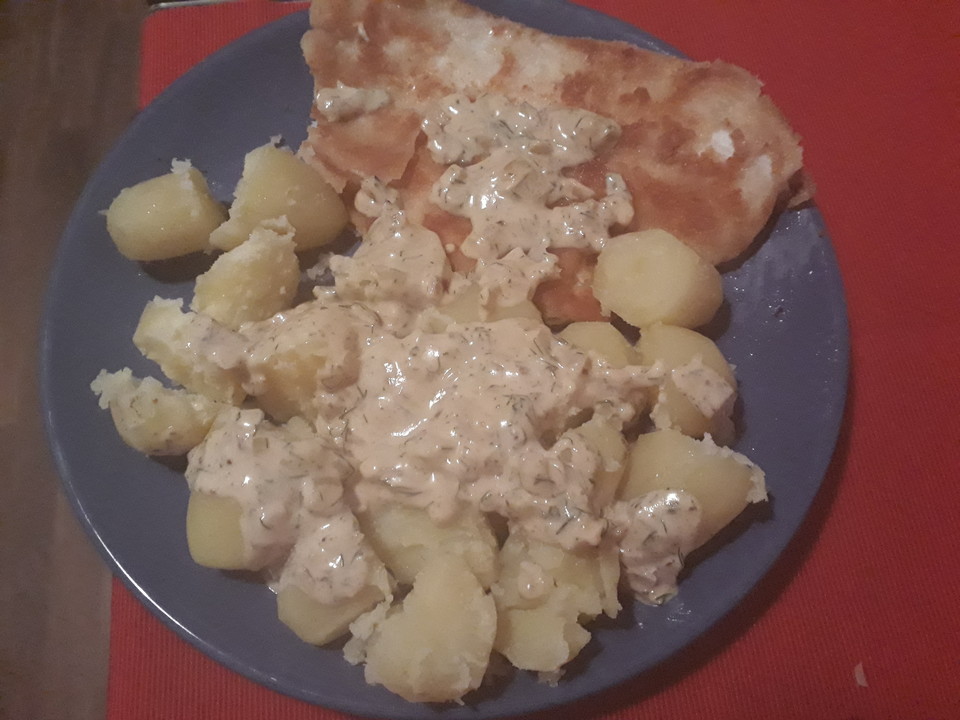 Scholle mit Senf - Sahne - Dill - Sauce von karaburun | Chefkoch.de