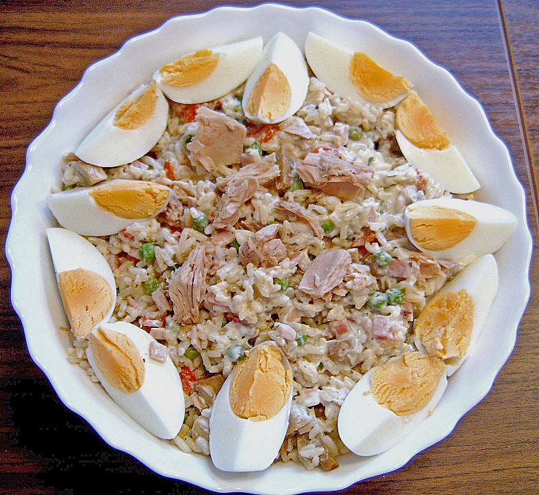 Thunfisch - Reis - Salat mit Pute und Ei von GoldDrache | Chefkoch.de