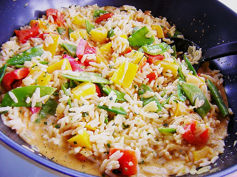 Orientalischer Reis Mit Gemüse — Rezepte Suchen