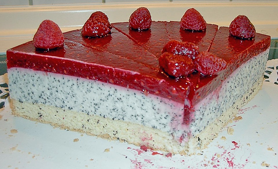 Himbeer - Mohn - Torte - Ein sehr schönes Rezept | Chefkoch.de