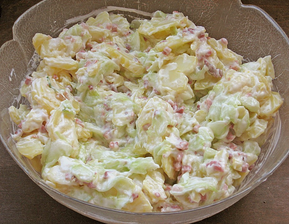 Frischer Kartoffelsalat mit Speck und Gurke von feuermohn | Chefkoch.de