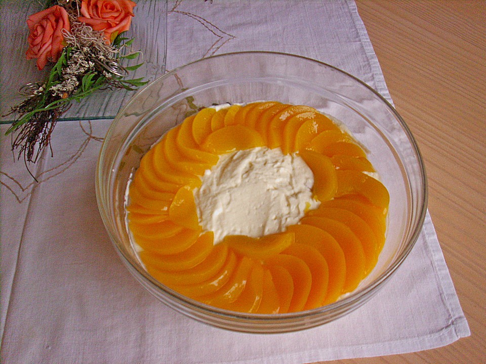 Pfirsich Dessert von Honeygirl91 | Chefkoch.de