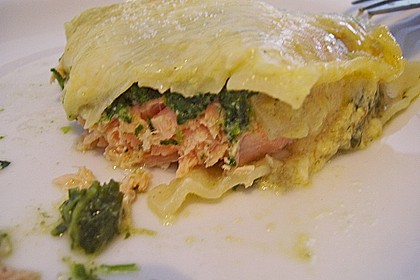 Leichte Spinat-Lachs-Lasagne 61